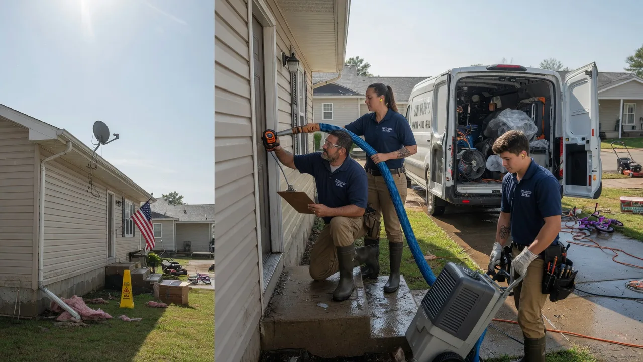 Ceiling Water Damage Restoration in Calvin, OK near me